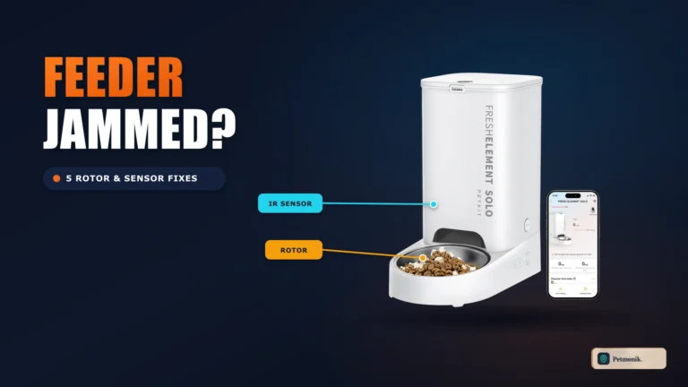 automatic pet feeder jamming fix