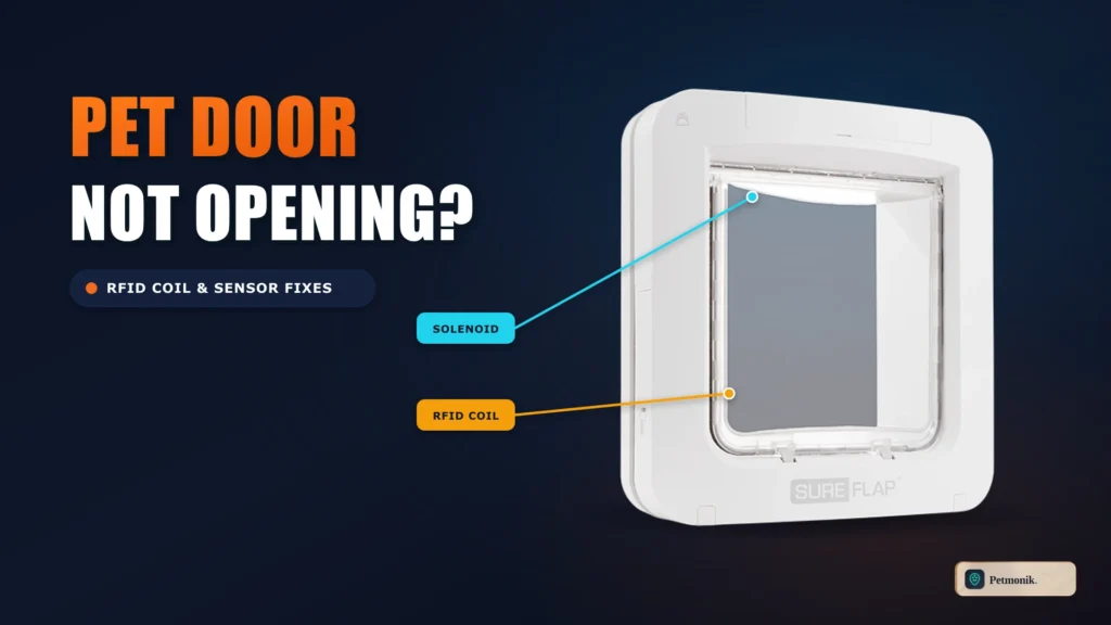 microchip pet door sensor troubleshooting